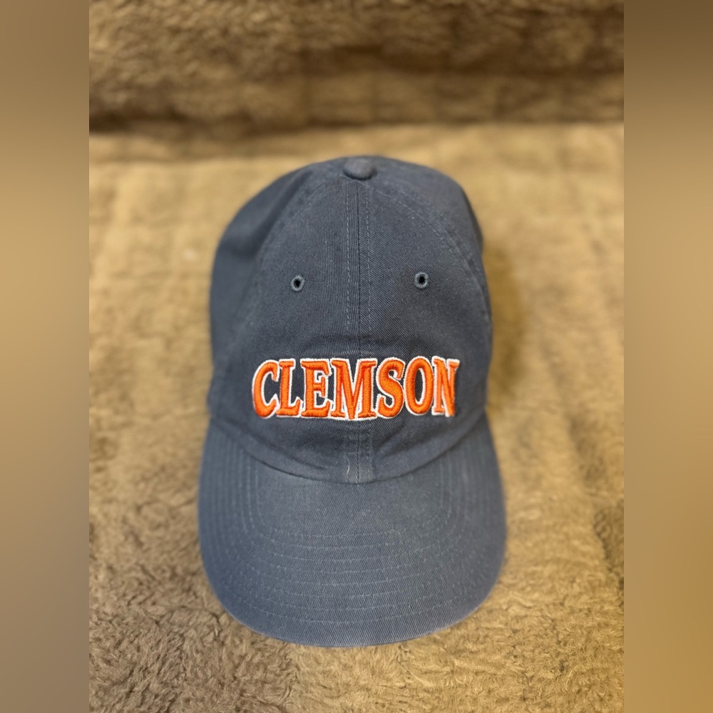 Clemson Tigers Orange Adjustable Strap Adult Cotton Baseball Hat Cap